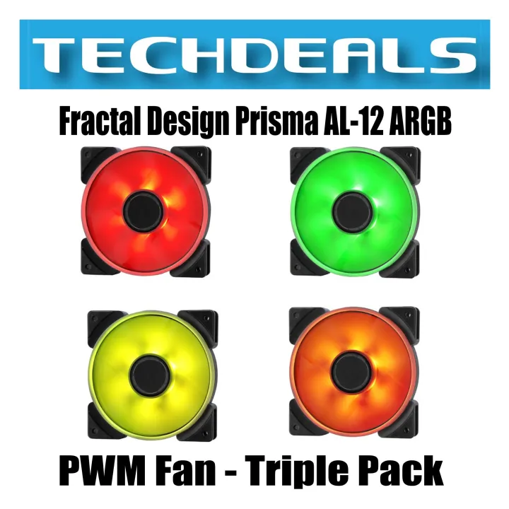 Fractal Design Prisma AL-12 ARGB PWM Fan Triple Pack | Lazada Singapore