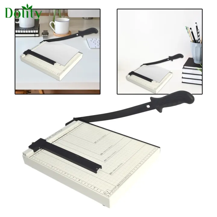 Dolity Paper Trimmer, A4 Guillotine Paper Cutter Heavy Duty Photo