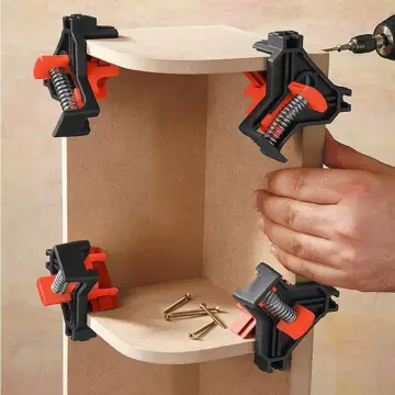 90 Degree Positioning Squares Right Angle Clamps, Aluminum Alloy L-Type  Corner Clamp Woodworking Carpenter Clamping Tool 