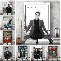 Panic At The Disco Rock Band คอนเสิร์ตโปสเตอร์ Wall Art โปสเตอร์ผ้าใบตกแต่งโปสเตอร์ของขวัญครอบครัวสมัยใหม่ห้องนอนภาพวาด Liyanhong2