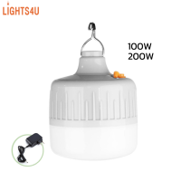 lights4u หลอดไฟชาร์จแบตได้ ไฟฉุกเฉิน หลอดไฟ หลอดไฟ ไฟ LED 100W หลอดไฟฉุกเฉิน หลอดไฟชาร์จแบตได้ ไฟตั้งแคมป์ ไฟร้านค้า