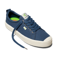 CARIUMA OCA LOW Shadow Blue Canvas Sneaker Men