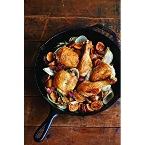 Lodge LCS3 Cast Iron Chef's Skillet, Pre-Seasoned, 10-Inch