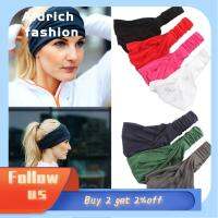 ALDRICH FASHION เครื่องประดับผม แข็ง กีฬา ผ้าพันคอ ยืด ผ้าพันหัว โยคะ ที่คาดผมแบบกว้าง ที่คาดผมยางยืด