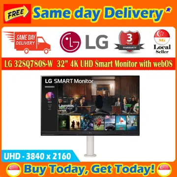 LG 32SQ780S-W 32'' 4K UHD VA Smart Monitor with webOS and Ergo Stand  32SQ780S-W