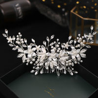 Wedding Crystal Pearls Hair Combs Bridal Hair Elegant Wedding Bridal Bridesmaid Gold Silver Elegant Wedding Hair Combs For Bride