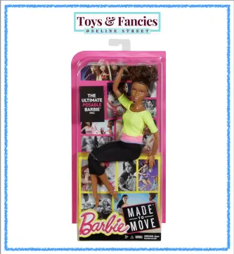 Barbie Made to Move Barbie Doll, Pink Top ( Exclusive) By Barbie 