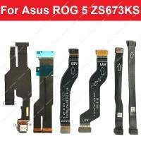 For Asus Rog 5 ZS673KS I005DA Rear Camera Connection NFC Mainboard Connector USB Board Fingerprint Fan Power Speaker Flex Cable Replacement Parts