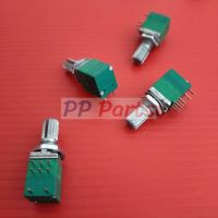 วอลลุ่ม VR ปรับค่า โพเทนชิโอมิเตอร์ Potentiometer 8 ขา B1K ถึง B500K #8 ขา เขียว (1 ตัว)