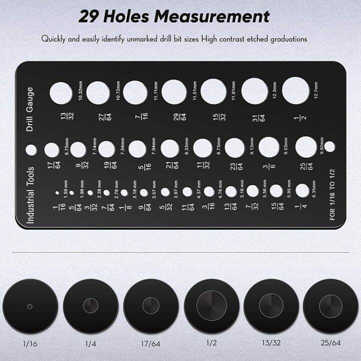 drill-bit-gauge-1-16-inch-to-1-2-inch-screw-size-and-thread-gauge-inches-and-decimal-drill-gauge-drill-bit-size-guide