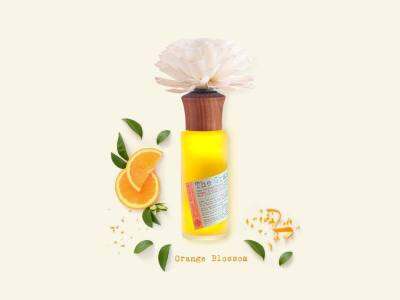 ก้านไม้หอมปรับอากาศ aromadiffuser the Grass กลิ่นส้ม ขนาด 60 ml