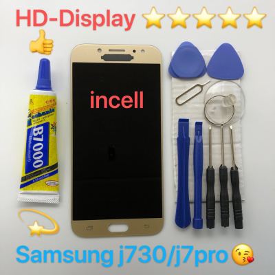 ชุดหน้าจอ Samsung J730/J7 pro incell ทางร้านทำช่องให้เลือก เฉพาะหน้าจอ กับแถมกาวพร้อมชุดไขควง
