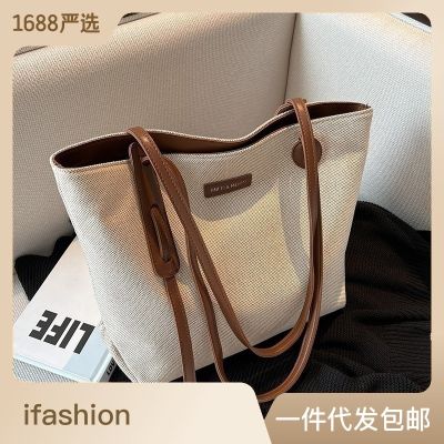 ⊙□♙ Leisure high-capacity bag 2023 new joker commuter class single shoulder is contracted tote bags