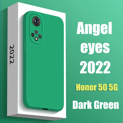 เคสอ่อนสำหรับ Honor 50 5G เคสโทรศัพท์ใหม่ของแท้เลนส์ออกแบบ Angel Eyes กันกระแทกปกป้องเต็มรูปแบบฝาหลัง
