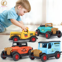 Retro Mini Classic-Car Model Ornaments Children Pull Back Alloy Car Toys For Boys Birthday Gifts Home Decoration