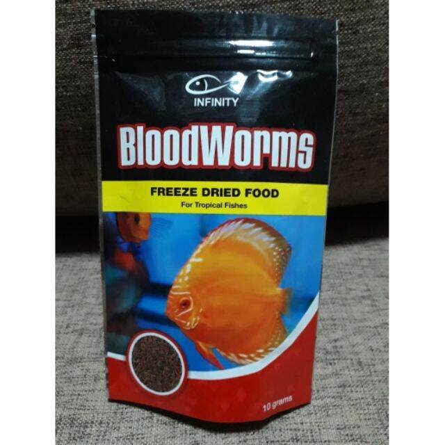 Infinity Bloodworms Freeze Dried Food 10g Lazada PH