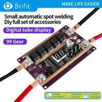 Brifit K99 DIY Spot เครื่องเชื่อมปากกาแบบพกพา 12V อัตโนมัติขนาดเล็กจุดเชื่อมอุปกรณ์เสริมแบตเตอรี่ Spot เครื่องเชื่อมปากกาควบคุม Mainboard (พร้อมเคส)