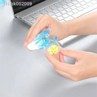 ✿ Portable Pill Taker Tablets Blister Pack Opener Pill Dispenser Storage Box Pill Case No Contact Easy to Take Out for Daily Use