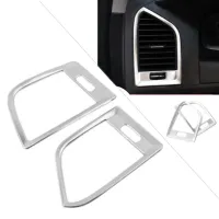 2pcs Auto Interior Dashboard Side Air Vent Outlet Trim Cover Decor For Volvo XC60 2009 2010 2011 2012 2013 2014 2015 2016 2017