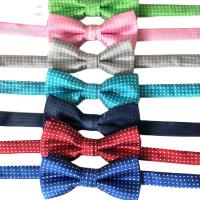 Kid Children Boy  Bow Tie  Polka Dot  Bowtie  Smooth Necktie Soft Butterfly Wedding Prom Party Boys Clothing