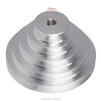 Aluminum A Type 5 Step Pagoda Pulley Wheel 150mm Outer Diameter for V-shaped Timing Belt N20 20 Dropship Clamps