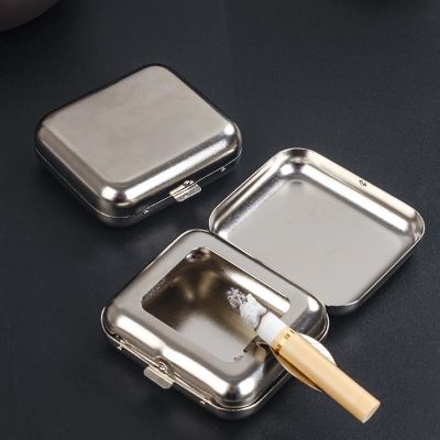 hot！【DT】✁✺  Ashtray steel Car portable Small Ash