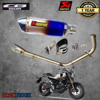 ท่อแต่งcb150r ท่อhonda ท่อakrapovic รุ้ง ปากเคฟล่า ท่อแต่งcb150r เสียง แน่น นุ่ม ทุ้ม ไม่แต่งในรอบสูง ระบายความร้อนได้ดี อัตราเร่งดีขึ้น ตรงรุ่น ท่