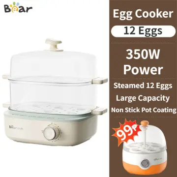 Bear Brand Rapid Electric Egg Cooker, 14 Capacity Egg Boiler Auto