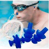 【health】 Waterproof Silicone Swimming Ear Plugs Nose Clip Set Swimming Protection