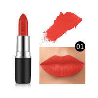 หลอดสีดำ Frosted Bullet  Non-Stick ลิปสติก Matte Waterproof Cup LipstickHZ-139