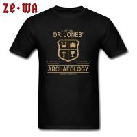 Tshirt Men T Shirt Dr. Jones Archaeology Indiana Jones T-Shirt 2019 New Vintage Logo Designer Top Clothes Cotton Fabric Large Size XS-4XL-5XL-6XL