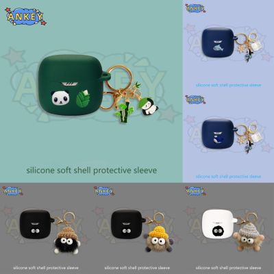 Suitable for for JBL Tune Flex 225 220 130NC 230NC Earphone Silicone Case Panda Earbuds Protective Headphone Cover Headset with Pendant