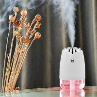 WT-H19 Rose Atomizing Humidifier พร้อมไฟกลางคืนสีสันสดใสความจุถังเก็บน้ำ: 230ML