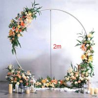 【YF】 2.2m Big Round Arch Holder Frame Birthday Wedding Decorations Background