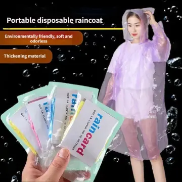 Rain deals card raincoat