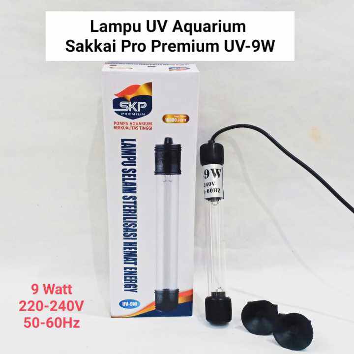Lampu Sterilisasi Aquarium Sakkai Pro Premium UV9W / lampu Uv 9 watt