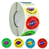 per roll Thank you for coming to my party Stickers  25MM Wedding Anniversary Birthday Party Communion Label Seals Sticker Stickers Labels