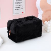 Plush Pencil Case Kawaii Stationery Pencilcase Large Capacity Estuches Escolares Pen Case Cute School Supplies Pencil Cases Pencil Cases Boxes