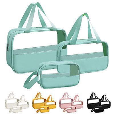 Patchwork Cosmetic Bag Makeup Storag Bag Translucent Large Capacity Bath Bag Waterproof Travel Storage Bag