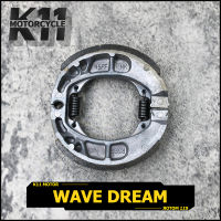 ผ้าดั้มเบรก หลัง（รุ่นแบบหนา224กรัม KPH）ผ้าเบรกหลัง WAVE Dream ทุกรุ่น เวฟ ดรีม ผ้าเบรค หลัง wave110 wave125 wave100