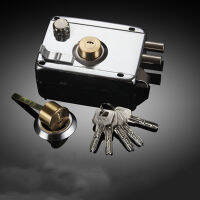 ล็อคประตูที่แข็งแกร่ง Deadbolt Home Security สากลภายนอกอุปกรณ์ป้องกันการโจรกรรมสแตนเลสหลายประกันเรียบ