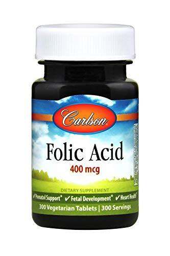 [PRE-ORDER] Carlson - Folic Acid, 400 mcg, Provides Important Prenatal ...