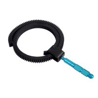 Focus Ring,Zoom Ring Zoom Gear Focus with Aluminum Alloy Handle Compatible for Digital SLR Camera