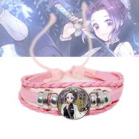 ∏ Rainbow8csfsg Anime Demon Slayer Kimetsu No Yaiba Kamado Tanjirou Nezuko Figure Glass Wristband