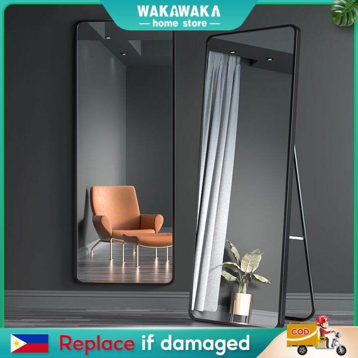 [Warranty]155cm Full Body Mirror with Stand Whole Body Mirror Wall Full