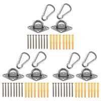 3X Heavy Duty Hammock Hanging Kit Eye Plates Ceiling Wall Mount Anchor Hooks Hanger for Hammock Swing Chair