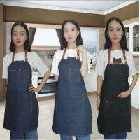 1pcs Practical 80x60cm Blue Denim Simple Aprons Uniform Unisex Jeans Aprons Mens Ladys Kitchen Cooking Gifts