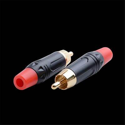 RCA Soldering Connector Audio Video Plug DIY RCA Speaker Adapter Plug Speaker Terminal Video Locking Cable rca Stecker