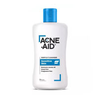 Acne Aid Gentle Cleanser Sensitive Skin แอคเน่ เอด เจลเทิล คลีนเซอร์ 100 ml. สีฟ้า สำหรับผิวแพ้ง่าย เป็นสิวง่าย