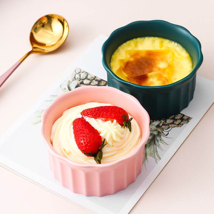 ceramic-bowl-souffle-double-skin-milk-steamed-egg-bowl-pudding-cup-oven-special-tableware-high-temperature-baking-dessert-bowl